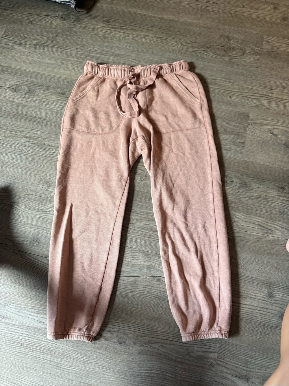aerie Blush Pink Terry-Fleece Jogger Pants